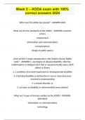 Week 5 &ndash; AODA exam with 100&percnt; correct answers 2024&period;