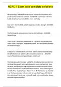 NCAC II Exam with complete solutions&period;