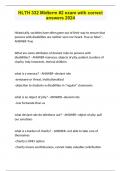 HLTH 332 Midterm &num;2 exam with correct answers 2024