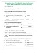 General Chemistry STA 2023&sol;2024 &lpar;Statistical Methods&rpar; Week 1 Work Sheet Florida Gulf Coast University