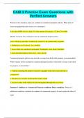 CAIB 2 Practice Exam Questions with Verified Answers