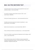 MAC 302 PRE MIDTERM TEST