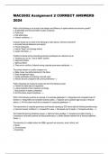 MAC2602 Assignment 2 CORRECT ANSWERS  2024      