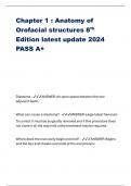 Chapter 1 &colon; Anatomy of Orofacial structures 8th Edition latest update 2024 PASS A&plus;