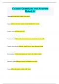 Canada Questions and Answers Rated A&plus;