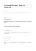 Nursing 2050 Exam 3 Cedarville University&period;