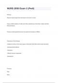 NURS 2050 Exam 2 &lpar;Pedi&rpar;