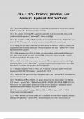 UAS&colon; CH 5 - Practice Questions And Answers &lpar;Updated And Verified&rpar;