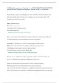 Ati RN Vati Comprehensive Predictor Form A EXAM QEUSTIONS AND VERIFIRD  ANSWERS 100&percnt; CORRECT 2024 NEWEST UPDATE RATED A&plus; BY EXPERTS