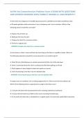 Ati RN Vati Comprehensive Predictor Form A EXAM WITH QUESTIONS  AND VERIFIED ANSWERS 100&percnt; CORRECT GRADED A&plus; 2024 NEWEST&excl;&excl;&excl;