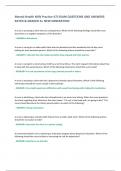 Mental Health NGN Practice ATI EXAM QUESTIONS AND ANSWERS  RATED & GRADED A&plus; NEW GENERATION