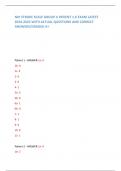 NIH STROKE SCALE GROUP A PATIENT 1-6 EXAM LATEST  2024-2025 WITH ACTUAL QUESTIONS AND CORRECT  ANSWERS&sol;GRADED A&plus;