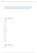 NIH STROKE SCALE GROUP B PATIENT 1-6 EXAM LATEST 2024-2025  WITH ACTUAL QUESTIONS AND CORRECT ANSWERS&sol;GRADED A&plus;