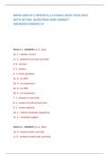 NIHSS GROUP C-PATIENTS 1-6 EXAM LATEST 2024-2025  WITH ACTUAL QUESTIONS AND CORRECT  ANSWERS&sol;GRADED A&plus;