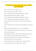 777 KSV Review Questions and Answers 100&percnt; Pass &lpar;2024&sol;2025&rpar;