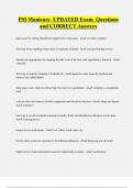 Manicure  Bundled Exam Questions Package with Correct Answers