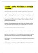  SERIES 3 EXAM WITH 100&percnt; CORRECT ANSWERS