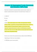 Chapter 20 Segregated Funds Questions and Answers 100&percnt; Pass