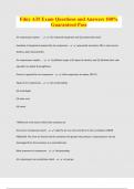 Fdny A35 Exam Questions and Answers 100&percnt; Guaranteed Pass
