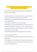 Georgia Property & Casualty Exam Questions and Answers 100&percnt; Correct Graded A&plus;