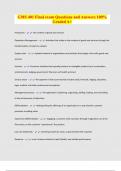 GMS 401 Final exam Questions and Answers 100&percnt; Graded A&plus;