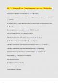 LI &sol; LE Course Exam Questions and Answers &vert; Distinction
