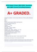 SCCJA block 4 Exam 2024-2025&period; Questions with 100 Correct & Verified Answers