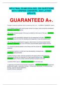 NIFA FINAL EXAM 2024-2025&period; 550 QUESTIONS WITH VERIFIED ANSWERS&period; 2024 LATEST UPDATE&period;