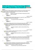 NURS 676 Advanced Pharmacology Midterm Exam &lpar;WCU&rpar; Question And Answers 2024&sol;2025&period;