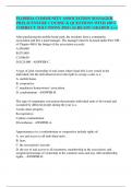 FLORIDA COMMUNITY ASSOCIATION MANAGER  PRELICENSURE COURSE K QUESTIONS WITH 100&percnt;  CORRECT SOLUTIONS 2024 &lpar;ALREADY GRADED A&plus;&rpar;