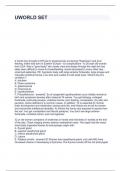 UWORLD SET &num;2 questions with solutions