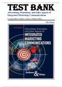 Test Bank - Advertising&comma; Promotion&comma; and other aspects of Integrated Marketing Communications&comma; 10th Edition&comma; J&period; Craig Andrews&comma; Terence A&period; Shimp