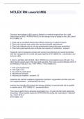 NCLEX RN uworld &num;06 questions and answers Graded A&plus;