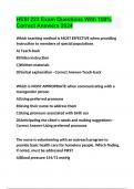 HESI 223 Exam Questions With 100&percnt; Correct Answers 2024