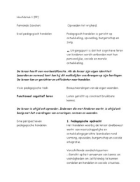 Wat is goed onderwijs&quest; &plus; Pedagogiek in de onderwijspraktijk 