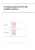 ACLS&comma; Advanced Cardiovascular Life Support&comma; Exam Bank&comma; Verified Questions&comma; Healthcare Certification&comma; Nurses&comma; Paramedics&comma; Medical Students&comma; ECG Interpretation&comma; Resuscitation&comma; Life Support&comma; 2026&sol;2027&comma; A&plus; Guaranteed