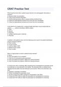 CRAT Practice Test&period;