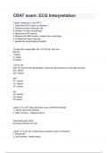 CRAT exam&lowbar; ECG Interpretation