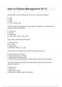 Intro to Fitness Management Ch 11