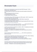 Divemaster Exam &lpar;1&rpar;&period;