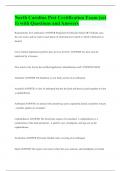 North Carolina Pest Certification Exam &lpar;set 1&rpar; with Questions and Answers