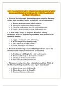 VATI PN COMPREHENSIVE PREDICTOR EXAM 2024 NEWEST EXAM QUESTIONS WITH DETAILED VERIFIED ANSWERS &sol;ALREADY GRADED A&plus;