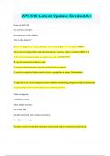 API 510 Latest Update Graded A&plus;
