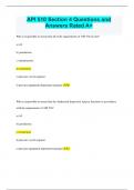 API 510 Section 4 Questions and Answers Rated A&plus;