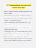 TN Timeshare Exam Questions and Answers 100&percnt; Pass