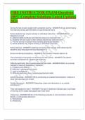 FIRE INSTRUCTOR EXAM Questions 100&percnt; Complete Solutions Latest Updates 2024