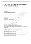 CH 11 MCC QUESTIONS AND ANSWERS WITH SOLUTIONS 2024