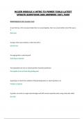 NCCER MODULE 4 INTRO TO POWER TOOLS LATEST UPDATE QUESTIONS AND ANSWERS 100&percnt; PASS&period;