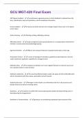 GCU MGT-420 Final Exam Questions And Answers Graded A&plus;