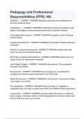 Pedagogy and Professional Responsibilities &lpar;PPR&rpar; 160&period;